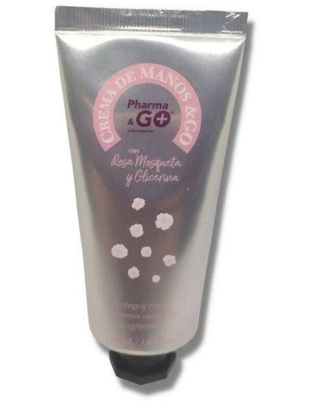 Pharma%26Go Crema De Manos %26Go Con Rosa Mosqueta Y Glicerina, 50 G