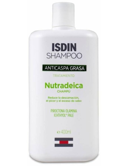 Isdin Shampoo Nutradeica Champú Anticaspa Grasa 400Ml