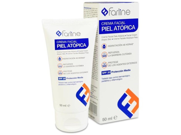 Farline Crema Facial Piel Atópica Spf 20, 50 Ml