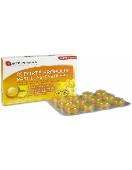 Forté Pharma Pastillas De Própolis Sabor Limón, 24 Uds