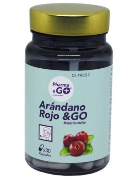 Laboratorios Pharma %26 Go Arandano Rojo%26Go 30Caps