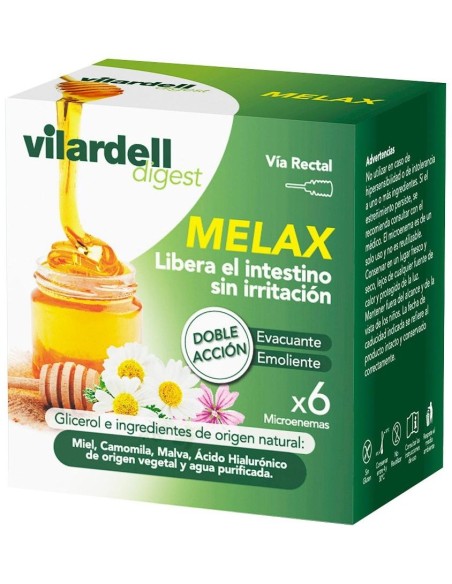Vilardell Digest Melax Microenemas, 6 Unidades