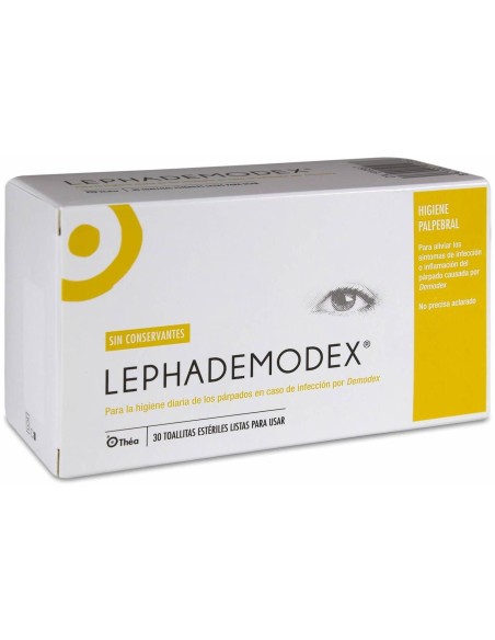 Lephademodex Toallitas Estériles Oculares, 30 Uds
