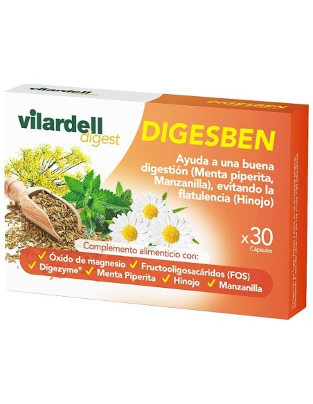 Vilardell Digest Digesben, 30 Cápsulas