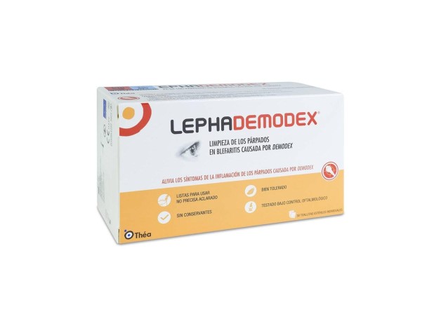 Lephademodex Toallitas Estériles Oculares, 30 Uds