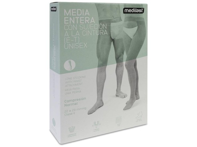 Medilast Media Larga Sujeción Cintura Pierna...