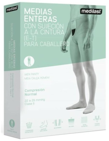 Medilast Panty Caballero Comprensión Normal Beige Talla S, 1 Ud