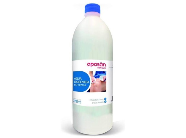 Aposán Agua Oxigenada Reforzada, 1000 Ml