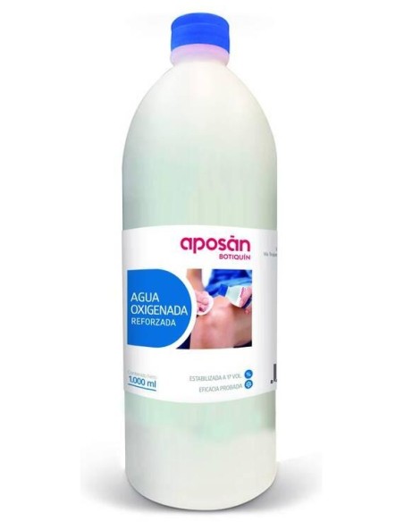 Aposán Agua Oxigenada Reforzada, 1000 Ml