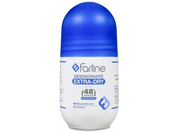 Farline Desodorante Extra-Dry 48 Horas Roll-On,...