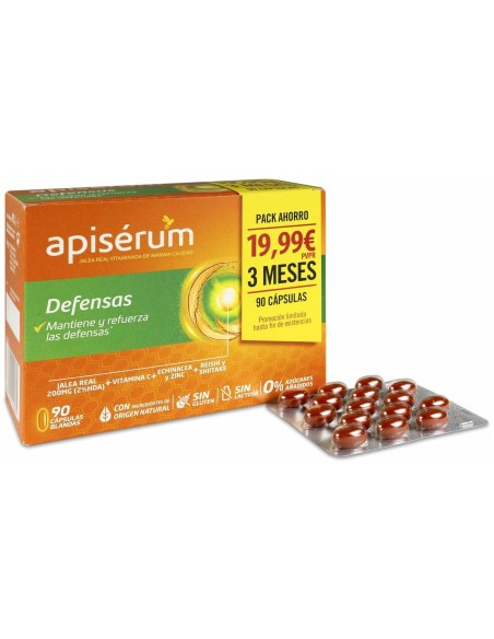 Apisérum Pack Defensas 3 Meses 90Caps