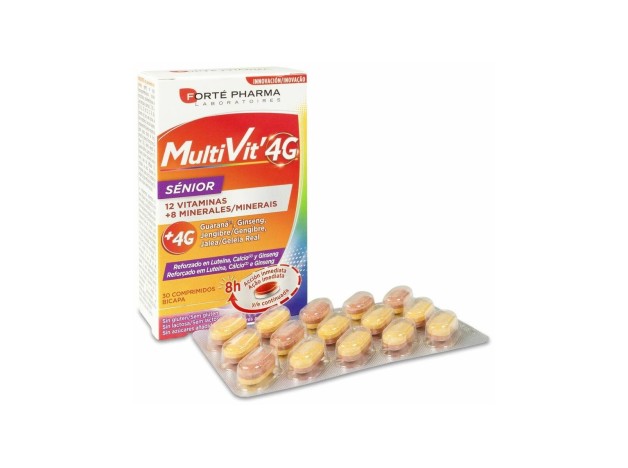 Forté Pharma Multivit' 4G Senior, 30 Uds