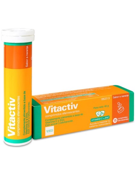 Vitactiv, 15 Comprimidos Efervescentes