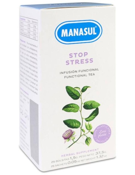 Manasul Stop Stress Infusion 25Bolsitas.