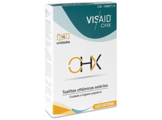 Toallitas Oftalmicas Esteriles Visaid Chx 14 Unids