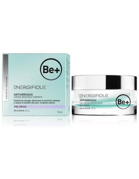 Be+ Energifique Gel Crema Antiarrugas Matificante, 50 Ml