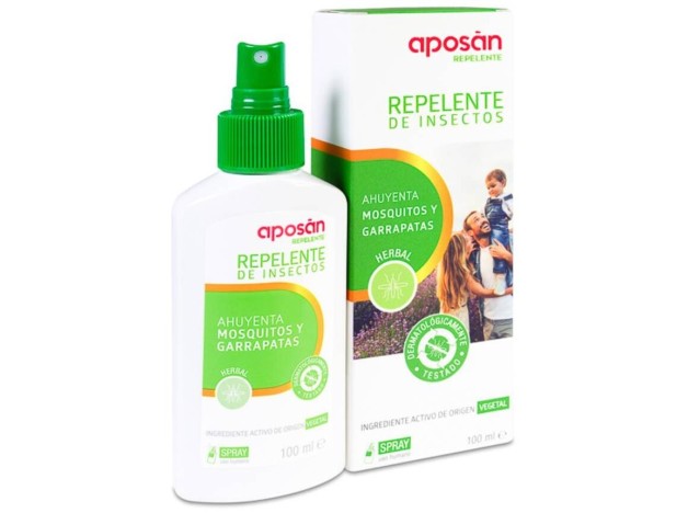 Aposán Repelente De Insectos Herbal, 100 Ml