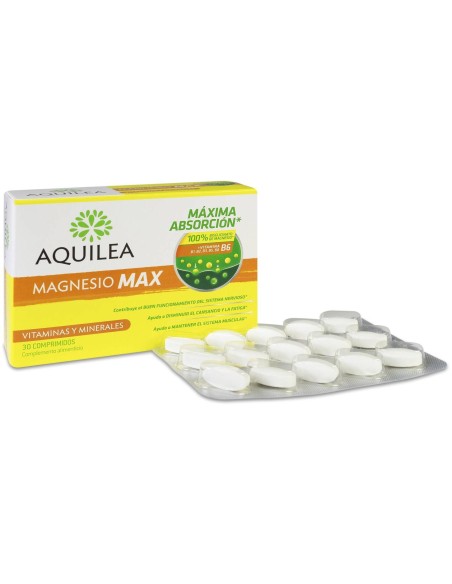 Aquilea Magnesio Max (Bisglicinato), 30 Comprimidos