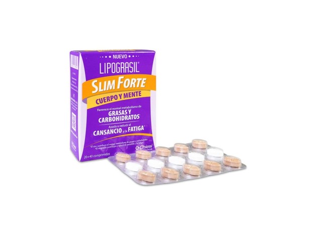 Chiesi Lipogasil Slim Forte 20 + 40 Comprimidos