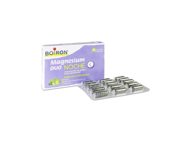 Boiron Magnesium Duo Noche, 30 Cápsulas