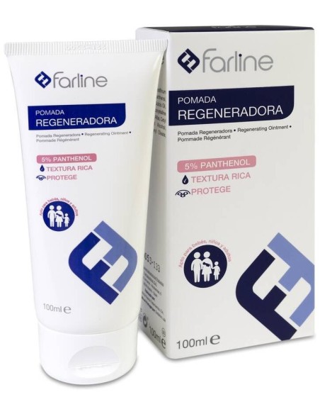 Farline Pomada Regeneradora 5% Panthenol, 100 Ml