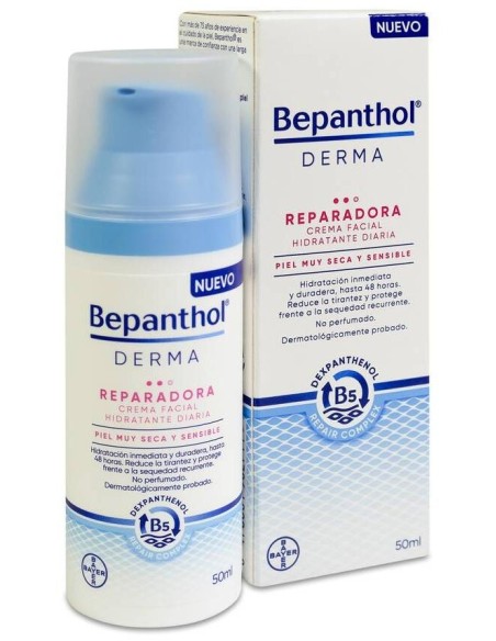 Bepanthol Derma Reparadora Crema Facial Hidratante 50Ml