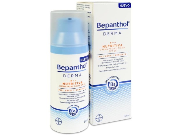 Bepanthol Derma Crema Facial Nutritiva Spf25 50Ml.