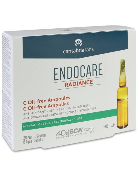 Endocare Radiance C Oil Free, 10 Ampollas X 2 Ml