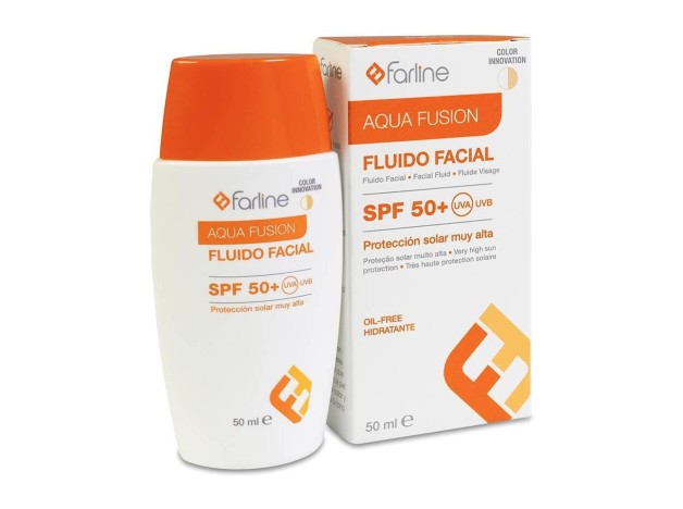 Farline Solar Fluído Facial Aqua Fusion Color...