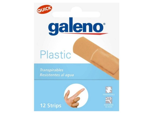 Galeno Tiras Quick Plastic Color Piel, 12 Uds
