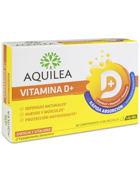 Aquilea Vitamina D+, 30 Comprimidos Sublinguales