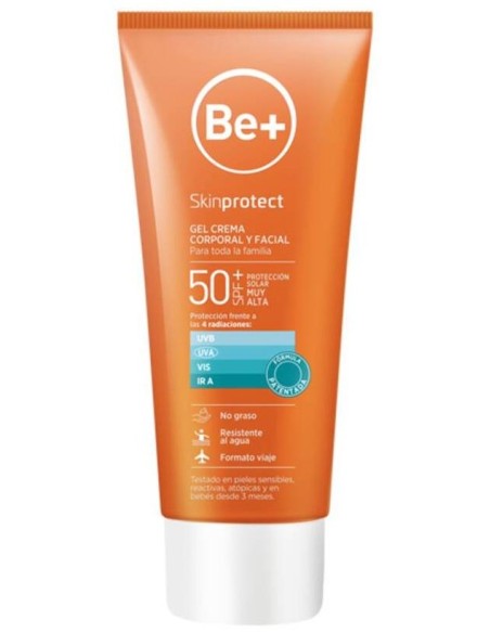Be+ Skin Protect Gel Crema Corporal Y Facial Spf50+ 100Ml