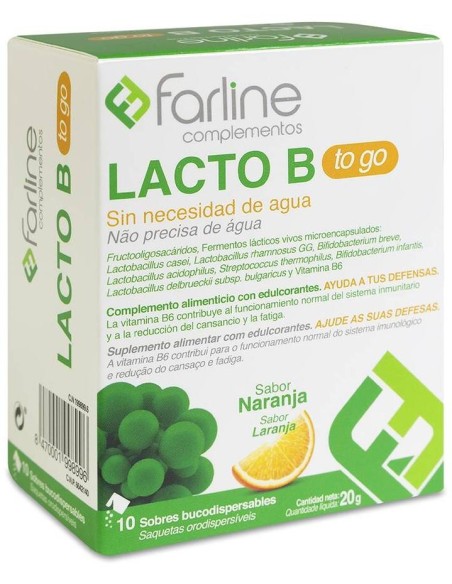 Farline Lacto B To Go, 10 Sobres