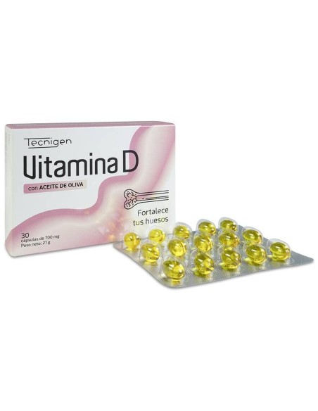 Tecnimede Tecnigen Otc Vitamina D, 30 Cápsulas