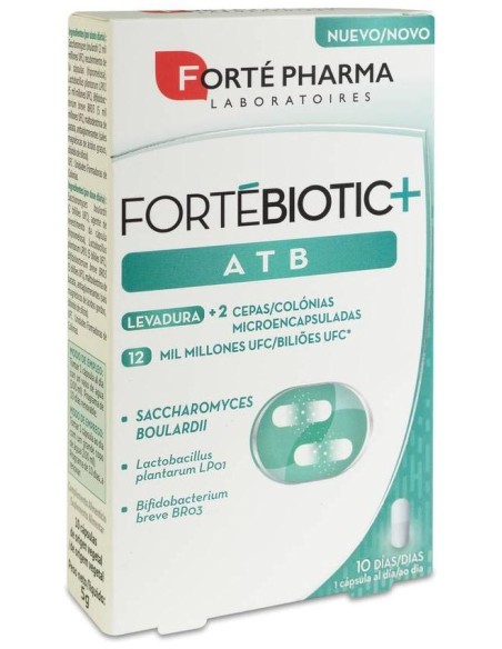 Forté Pharma Fortebiotic+ Atb, 10 Cápsulas