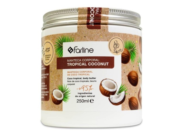 Farline Manteca Corporal Tropical Coconut 250Ml