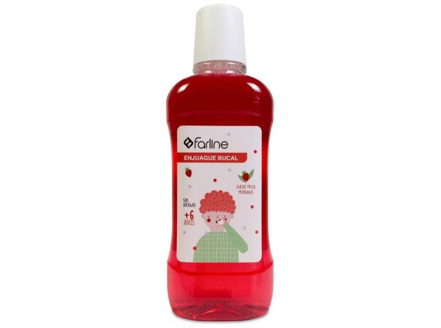 Farline Junior Enjuague Bucal Infantil Fresa 500Ml