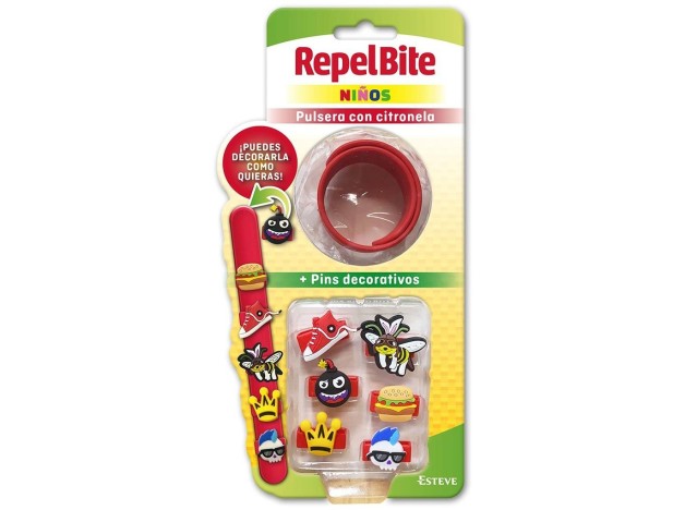 Repel Bite Pulsera Antimosq. Custom Click Clack 1U