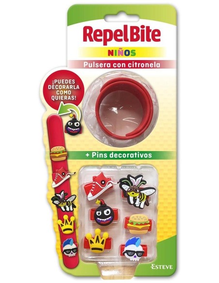 Repel Bite Pulsera Antimosq. Custom Click Clack 1U