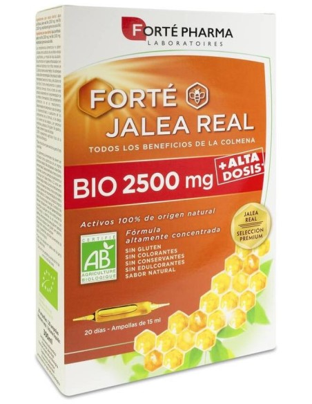 Forté Jalea Real Bio 2500 Mg Ampollas 20 X 15 Ml