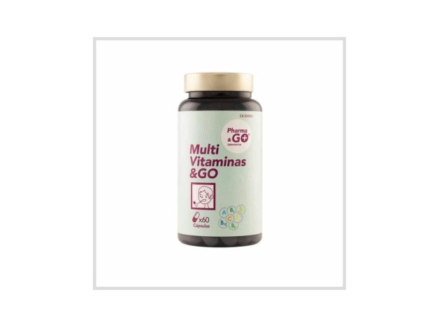 Multivitaminas %26 Go, 60 Cápsulas