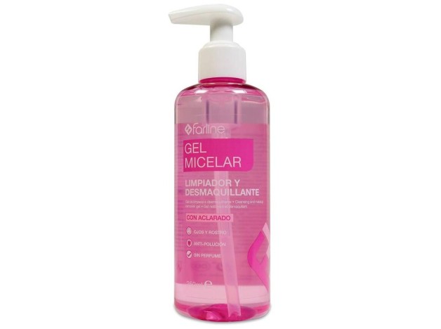Farline Gel Micelar Para Limpieza Facial, 250 Ml