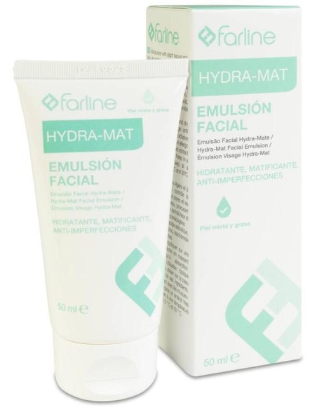 Farline Hydra-Mat Emulsión Facial, 50 Ml
