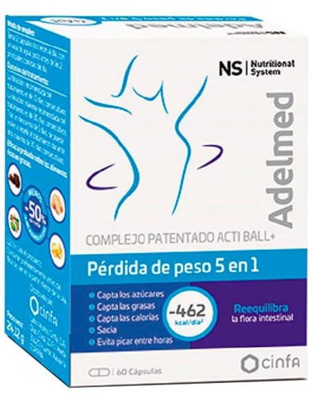 Cinfa Ns Adelmed, 60 Cápsulas
