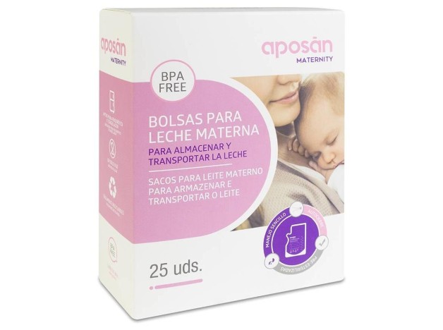 Aposan Bolsas Para Leche Materna Maternity 25Uds