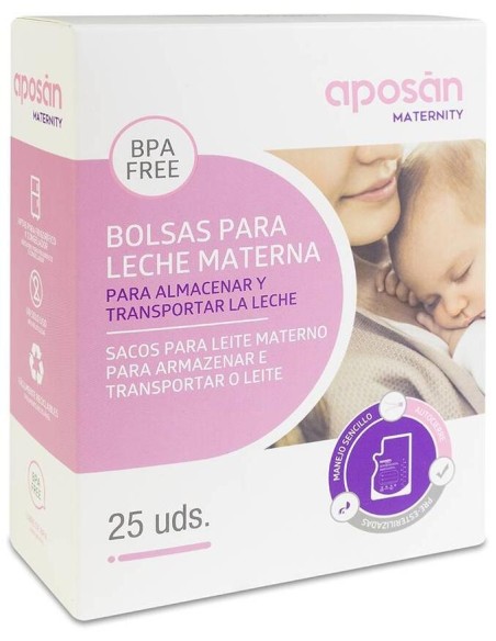 Aposan Bolsas Para Leche Materna Maternity 25Uds