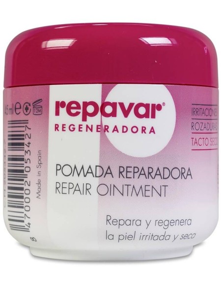 Repavar Regeneradora Pomada Reparadora 1 Tarro, 45 Ml