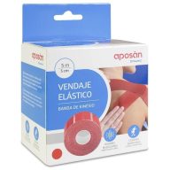 Aposán Dynamic Vendaje Elástico Rojo 5cm x 5m – Mejor Precio