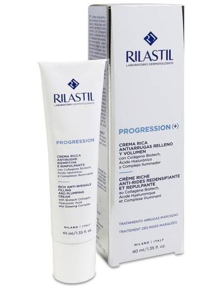Rilastil Progression (+) Crema Rica Antiarrugas, 40 Ml