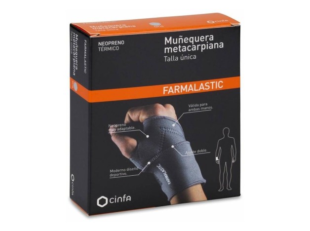 Farmalastic Muñequera Metacarpiana Ambas Manos...